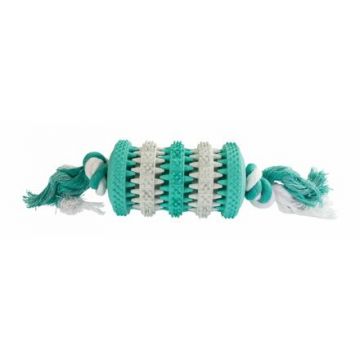 Dentální péče mátový Roller s bavlněným lanem 26cm KIDDOG