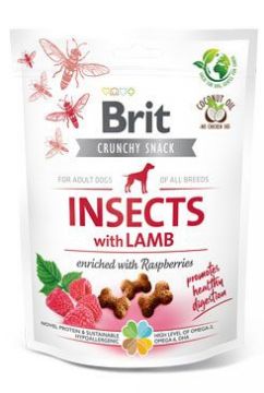 Brit Care Dog Crunchy Crack. Insec. Lamb Raspber 200g