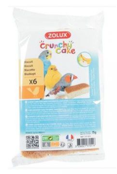 Sušenky pták CRUNCHY CAKE APPLE BANANa 6ks 75g