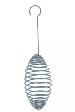 Krmítko venk. SPIRAL na loj.koule kov modrá 15cm Zolux