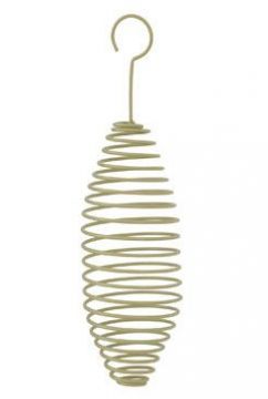 Krmítko venk.SPIRAL na loj.koule kov zelená 22cm Zolux