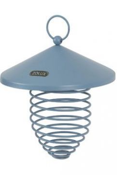 Krmítko venk. SPIRALO na loj.koule kovmodrá 11cm Zolux