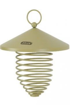 Krmítko venk.SPIRALO na loj.koule kovzelená 11cm Zolux