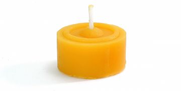 Svíčka čajová BE-EQ® žlutá přírodní