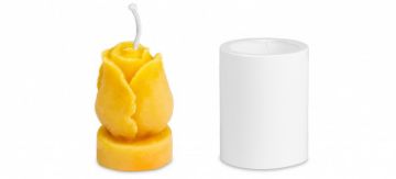 Forma silikonová BE-EQ® Růže na čaj.svíčku 5,5 cm
