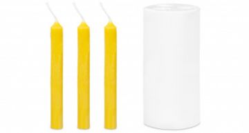 Forma silikonová BE-EQ® 3 vánoční svíčky 10 cm