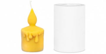 Forma silikonová BE-EQ® Plamenová svíčka 9 cm