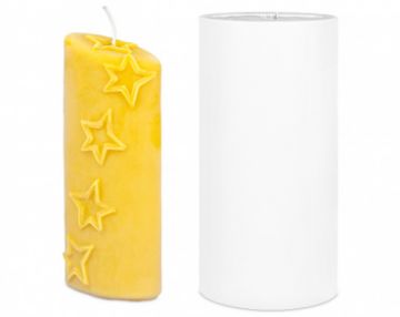 Forma silikonová BE-EQ® Válec s hvězdami 15,5 cm