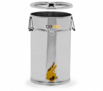 Stáčecí nádoba BE-EQ® nerezová 50 kg plast kohout