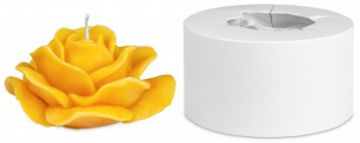 Forma silikonová BE-EQ® Rozkvetlá růže 6x12 cm