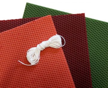 Souprava na výrobu svíček 3 barvy, knot C