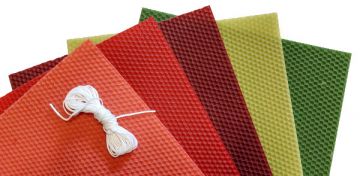 Souprava na výrobu svíček 5 barev, knot C