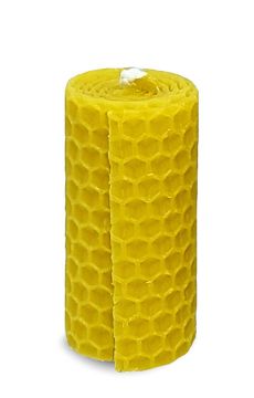 Svíčka motaná 60 x 30 mm přírodní žlutá