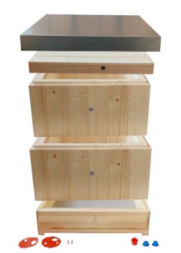 Včelí úl 39x24 (2x nást., dno Varr., 2x víko) vlna