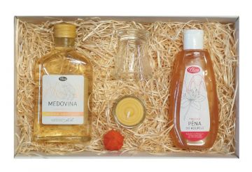 Dárek s pěnou do koupele a akátovou medovinou