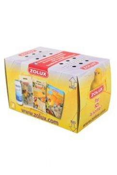 Přepravní krabice papírová pták 14cm