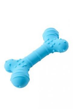 Hračka pes BUSTER Flex Bone, modrá 16cm