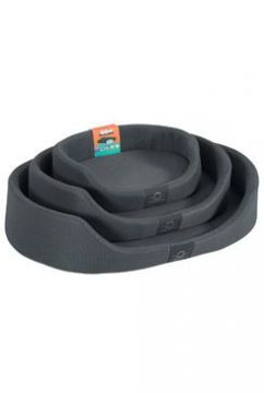 Pelech MEMORY Oval L 100cm šedý