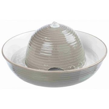 Pítko fontána VITAL FLOW, keramická 1,5 l šedo/bílé