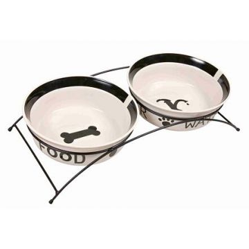 Set keramických misek se stojánkem 2 x 2,6 l/25 cm