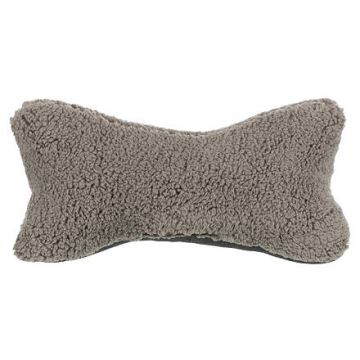 Polštář pod hlavu BENDSON, 40x22 cm, světlešedá/tm