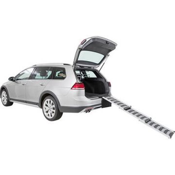 Rampa, trojdílná, skládací, 40x78-175cm, 6,8kg, černá/šedá