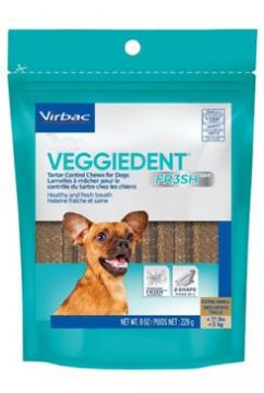 C.E.T.pes Žvýkací plátky Veggiedent NEW XS 15ks