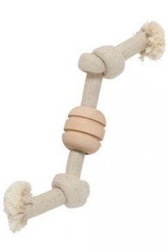 Hračka pes Přetahovadlo WILD Mix 2 uzly