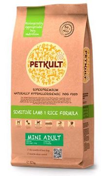 PETKULT dog MINI ADULT lamb/rice 12kg