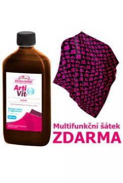 VITAR Veterinae ArtiVit Sirup 500ml+multifunkční šátek