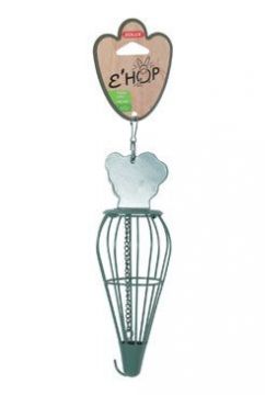 Krmítko jesličky EHOP hlodavec kov mrkev zelené