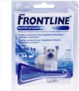 Frontline Spot-On Dog M sol 1x1,34ml MONO - modrý