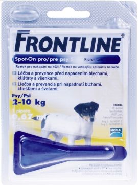 Frontline Spot-On Dog S sol 1x0,67ml MONO - žlutý