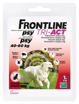 Frontline Tri-Act pro psy Spot-on XL (40-60 kg) 1 pip