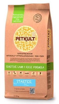PETKULT dog STARTER lamb/rice 12kg