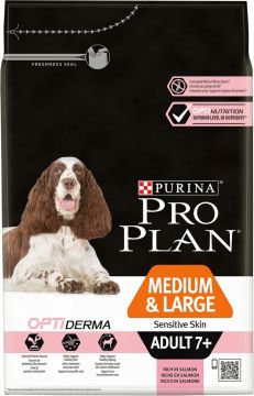 ProPlan Dog Adult 7+ Medium&Large Sens.Skin 14kg