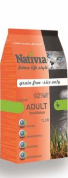 Nativia Cat Adult Duck&Rice Hairball 1,5kg