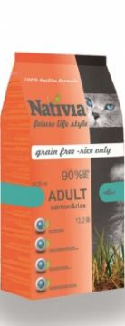 Nativia Cat Adult Salmon&Rice Active 1,5kg