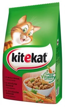Kitekat Dry hovězí se zeleninou 12kg