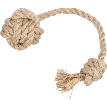 Lano s uzlovým míčem, o 5/33 cm, bavlna/konopí