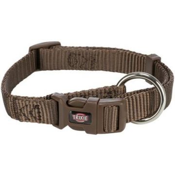 Obojek PREMIUM, XS-S: 22-35 cm / 10 mm, lískový ořech