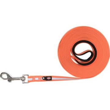 Stopovací reflexní vodítko Easy Life, M-L: 10 m / 13 mm, oranžová