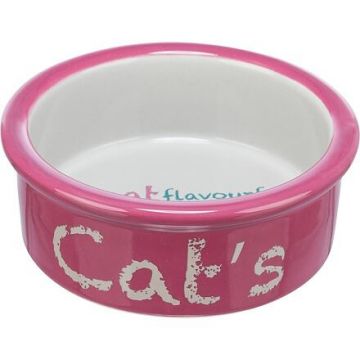 Keramická miska CAT´s, 0,3 l/o 12 cm, antická růž/světlešedá