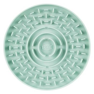 JUNIOR lízací talířek na pamlsky/paštiky 21 cm, mátová