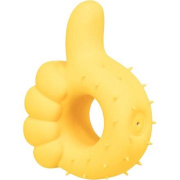 Palec nahoru, latexová hračka se zvukem, 14 cm