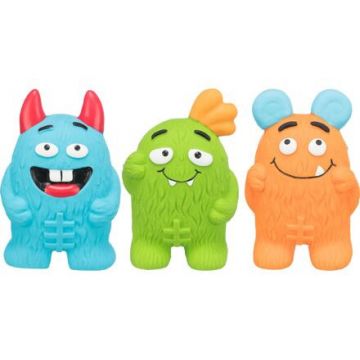 Příšerka, latexová hračka plněná, se zvukem, 10 cm