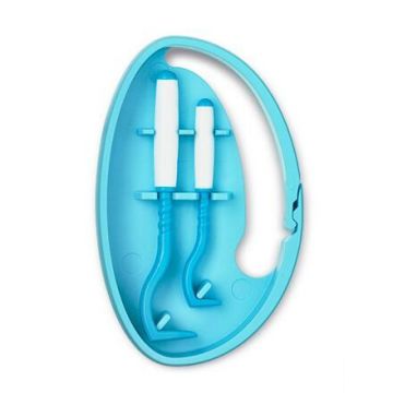 Tick Twister ClipBox 2ks - vytahovač na klíšťata v pouzdře, plast/silikon, mix barev