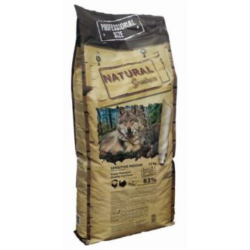 Natural Greatness Sensitive Indoor Cat Recipe/kuře,krůta/ 15 + 3 kg
