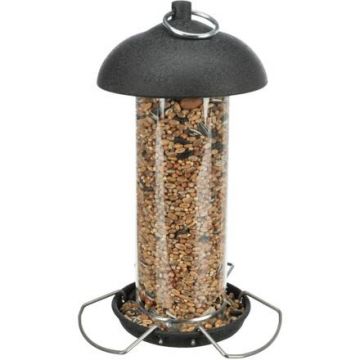 Zásobník na krmivo pro ptactvo 560 ml/o 10 × 20 cm, kov/plast