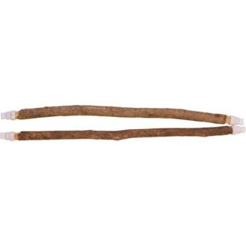 Set přírodních bidýlek 45 cm / 10-12 mm, dřevo s kůrou, 2 ks
